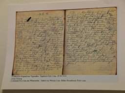 Ausstellung "100 Jahre Ende des 1. Weltkrieges"